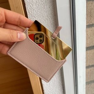 Marc Jacobs gold pocket mirror